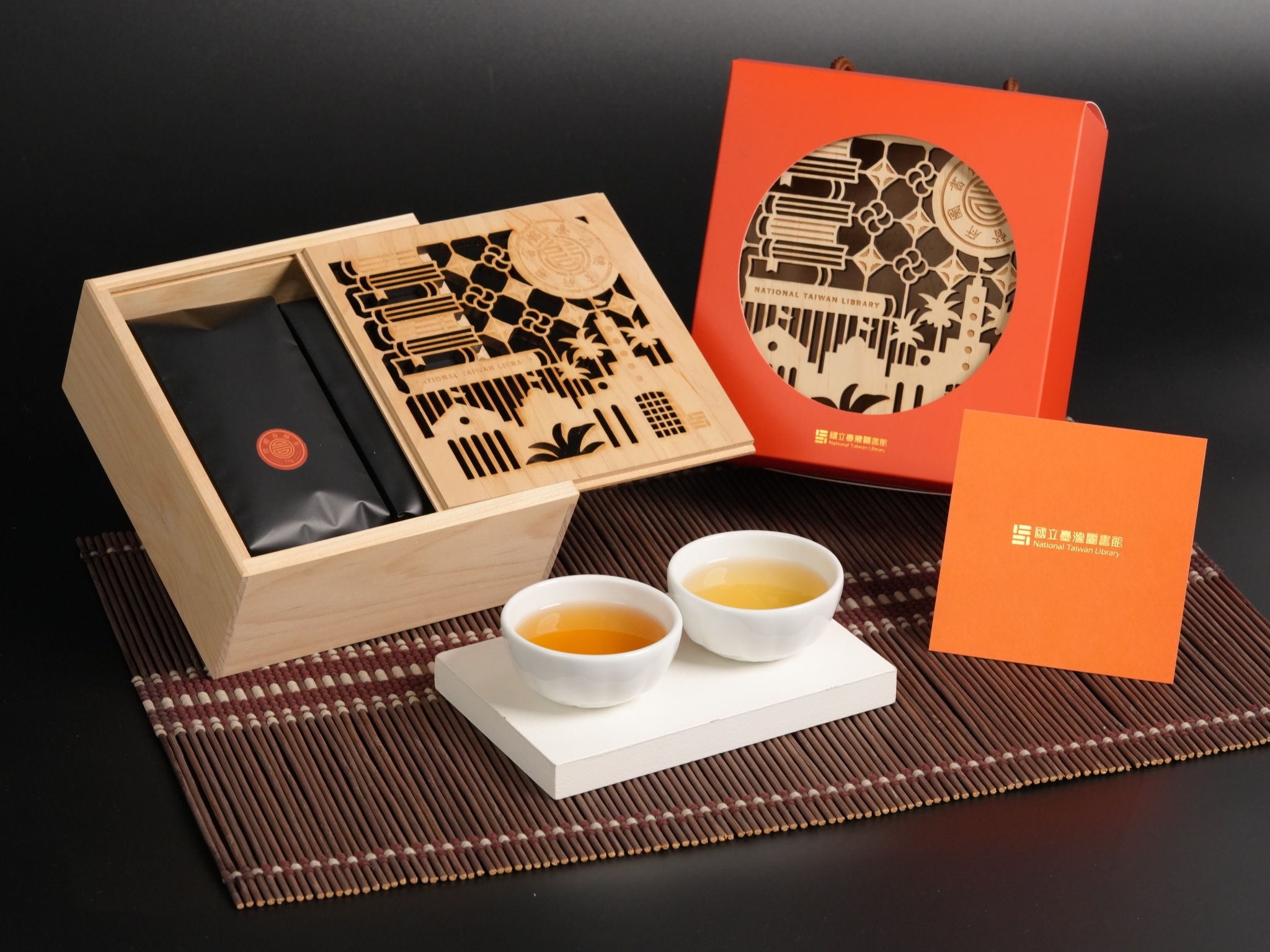 臺圖窗花 茶禮盒01
