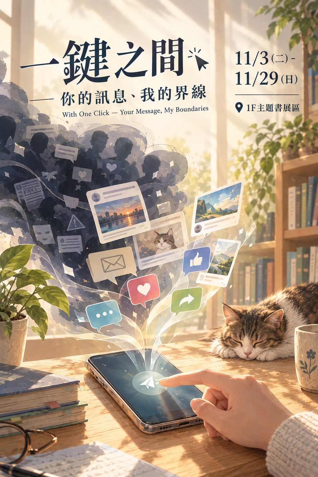 一鍵之間&mdash;&mdash;你的訊息、我的界線 With One Click &mdash; Your Message, My Boundaries